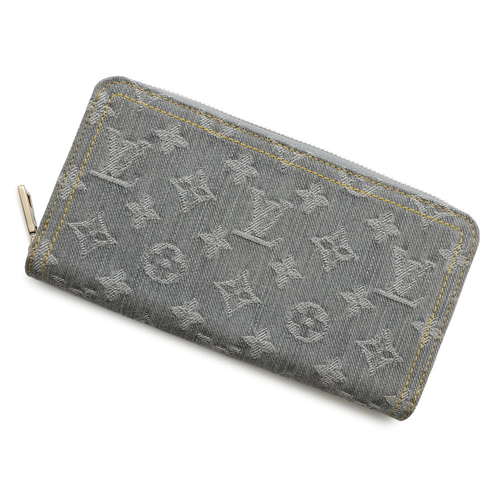 Louis Vuitton Monogram Denim Zippy Wallet Long